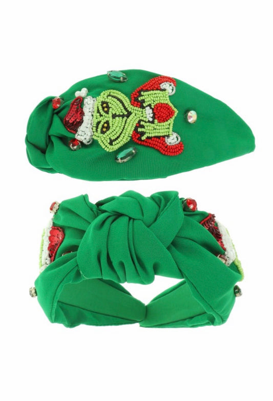 Grinch Headband